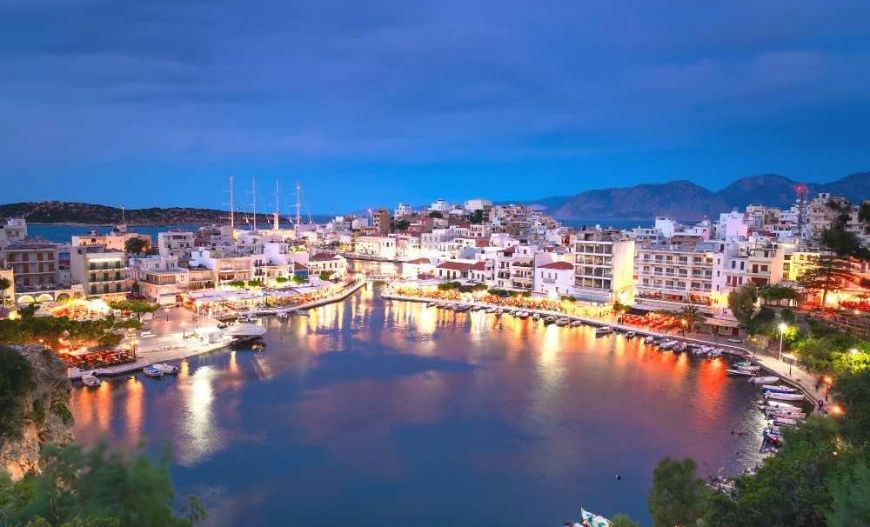 Der Hafen von Agios Nikolaos